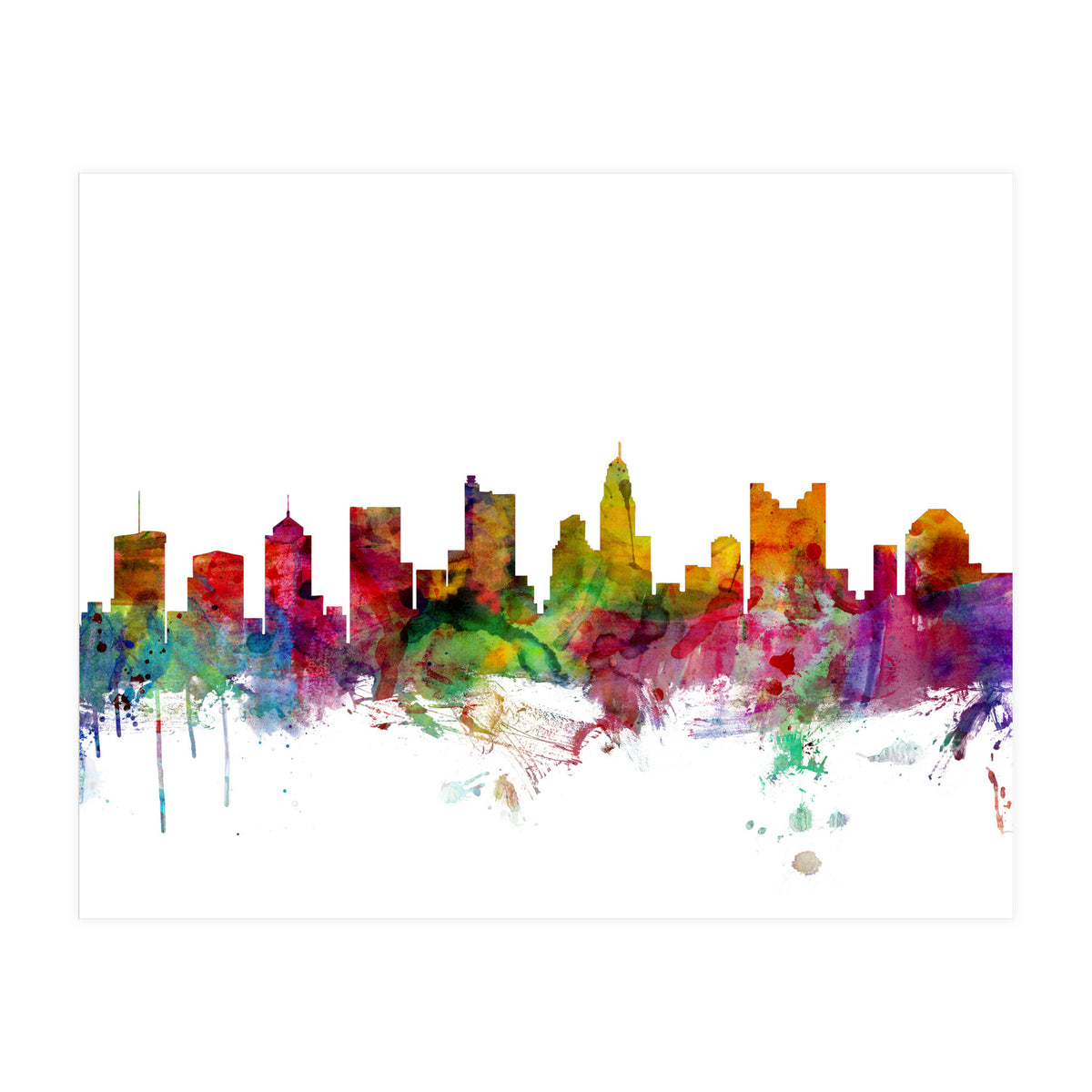 Columbus Ohio Skyline (Print Only)