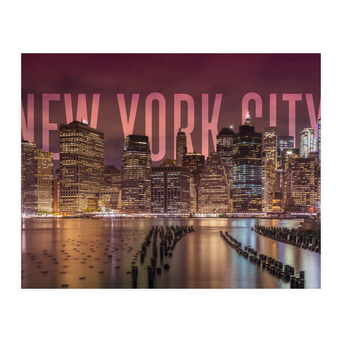 NEW YORK CITY Skyline  (Print Only)