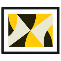 Geometric Shapes No. 4 - yellow, black & white