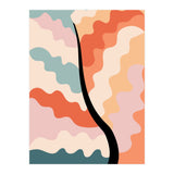 Botanical Retro Floral Waves (Print Only) thumbnail