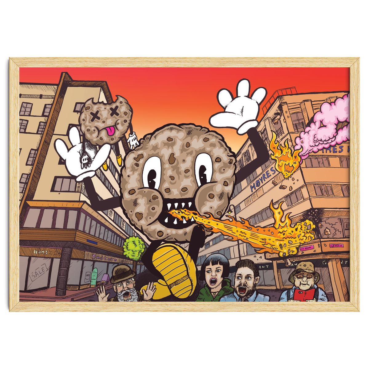 Cookie Monster 12.3% ABV Bourbon Barrel Aged Coconut Chocolate Chip Stout - Amundsen Brewery