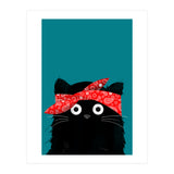 Doozal Cat Tupac (Print Only) thumbnail