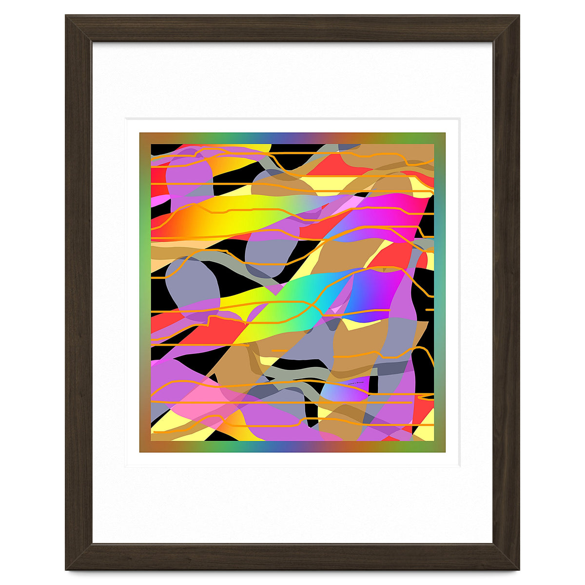 ABSTRACT COLOR BANDS