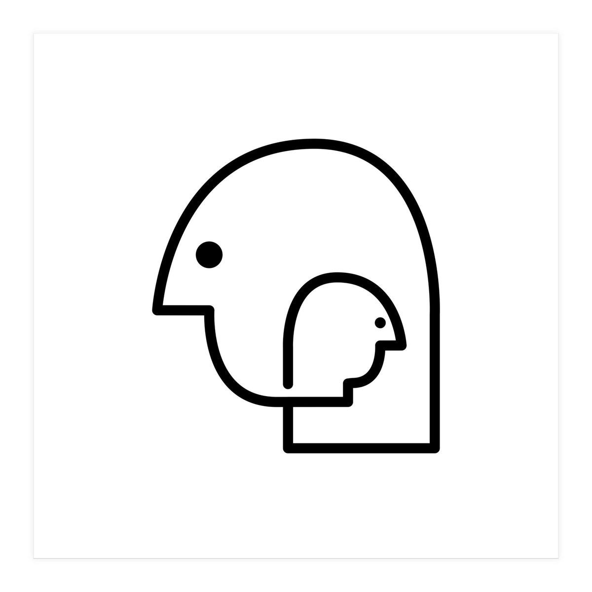 Double Head_White (Print Only)