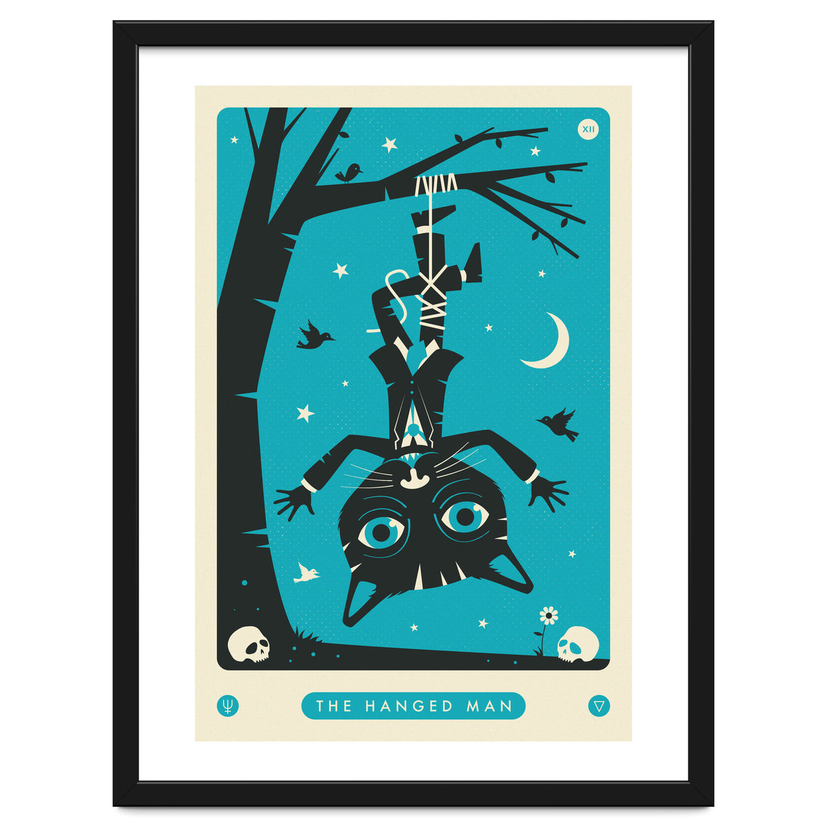TAROT CARD CAT: THE HANGED MAN