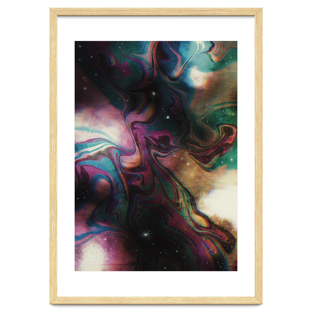 Retro Vintage Abstract Space