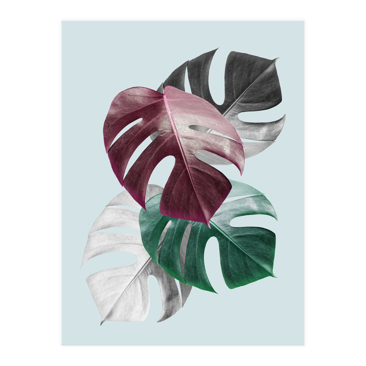 Tropical collage II (Print Only)