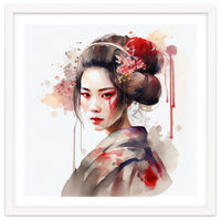 Watercolor Modern Geisha #2