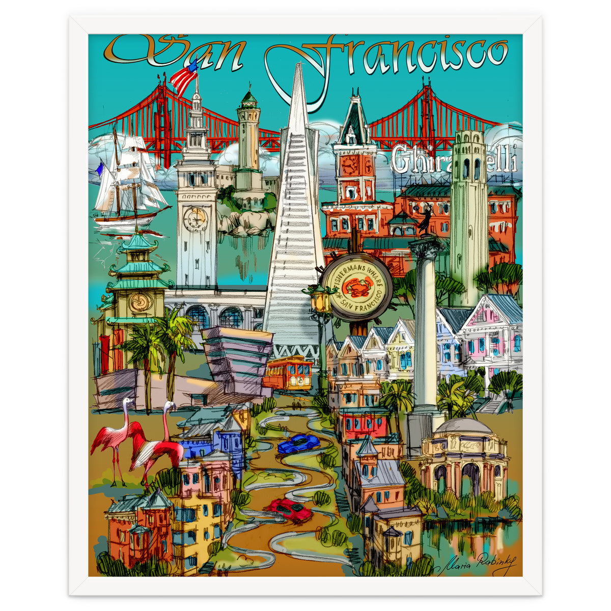 San Francisco Illustration