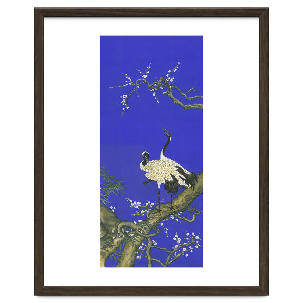 Cranes & Peach Blossom