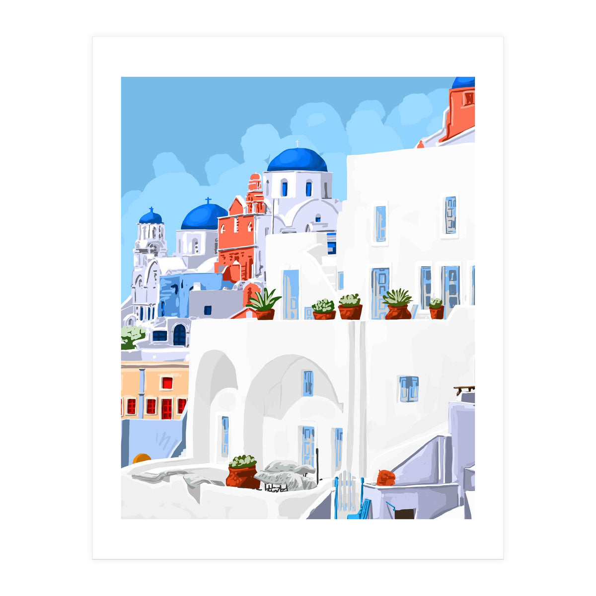The Santorini Vacay (Print Only)