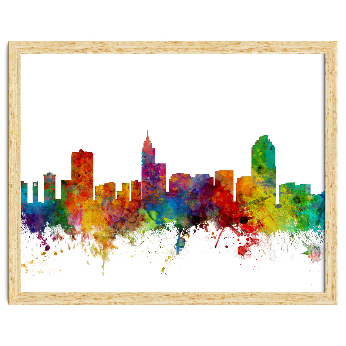 Raleigh North Carolina Skyline