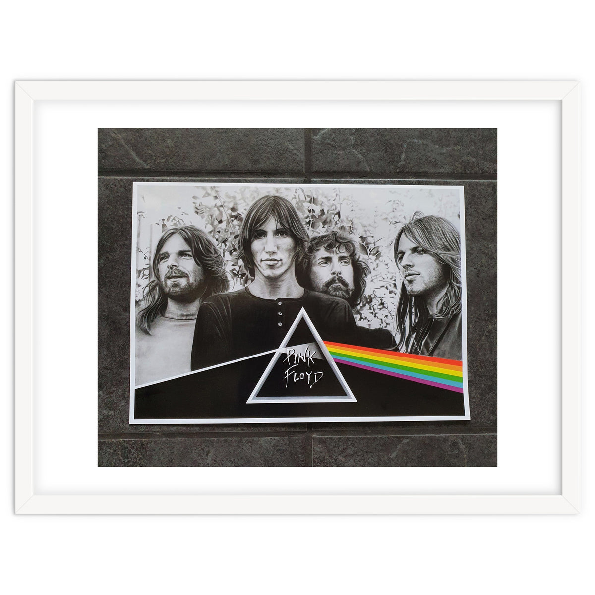 Pink Floyd DSOTM Pencil Portrait Print