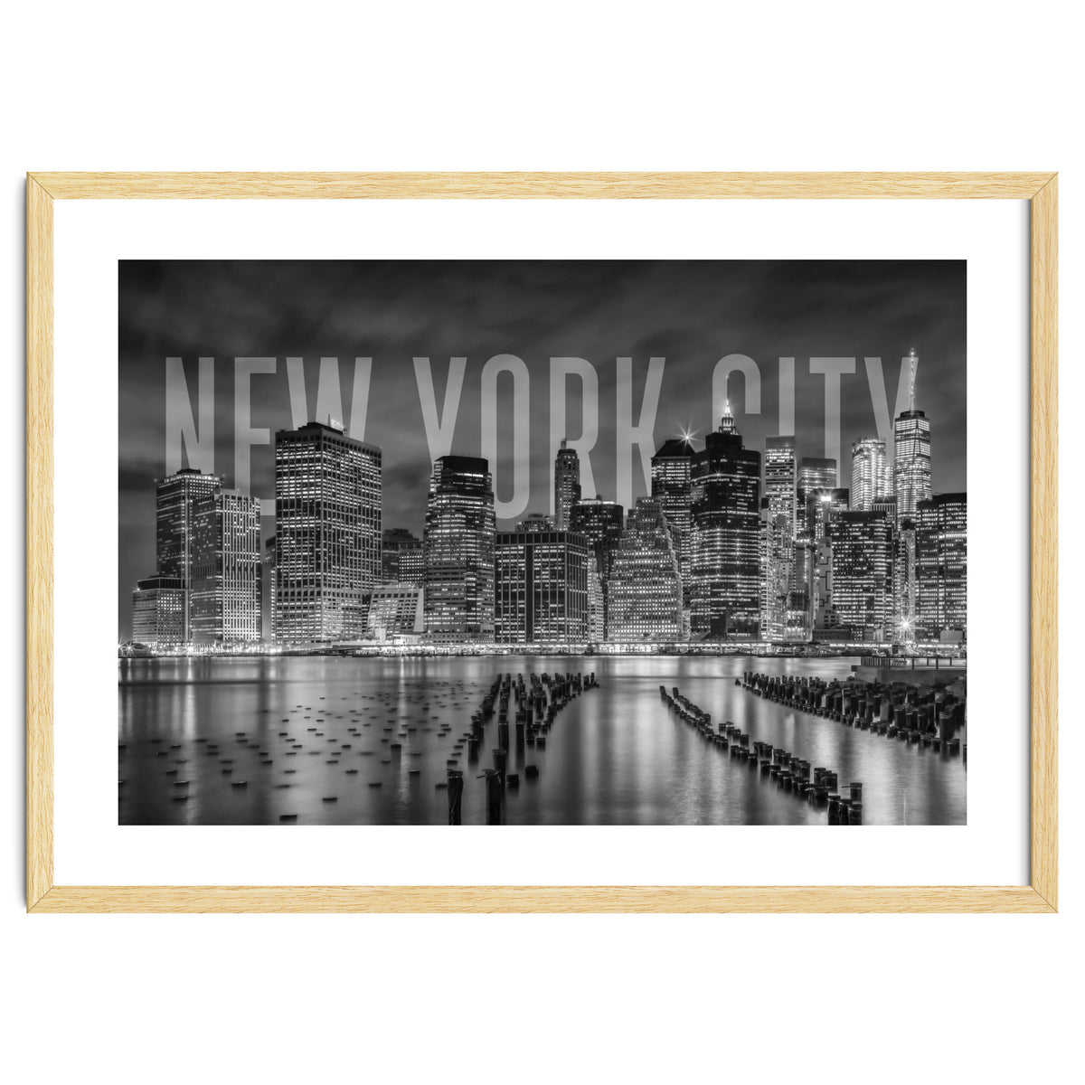 NEW YORK CITY Skyline | Monochrome