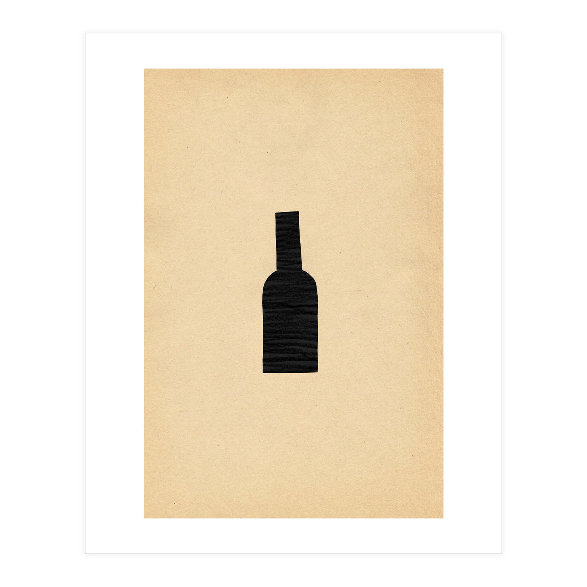 Abstract wine bottle (Print Only)