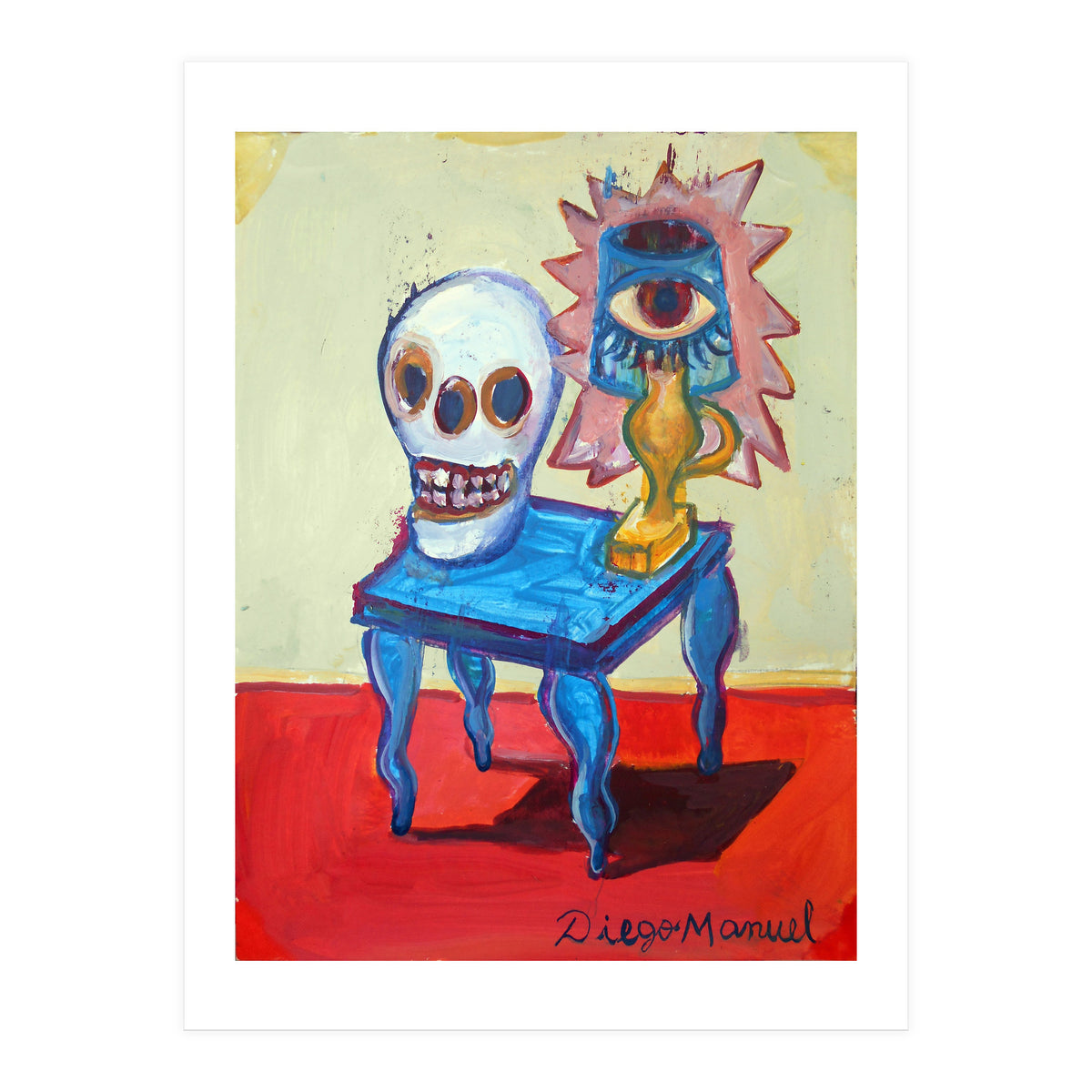 Mesa Con Calavera (Print Only)