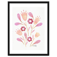 Watercolour Tulips | Pink