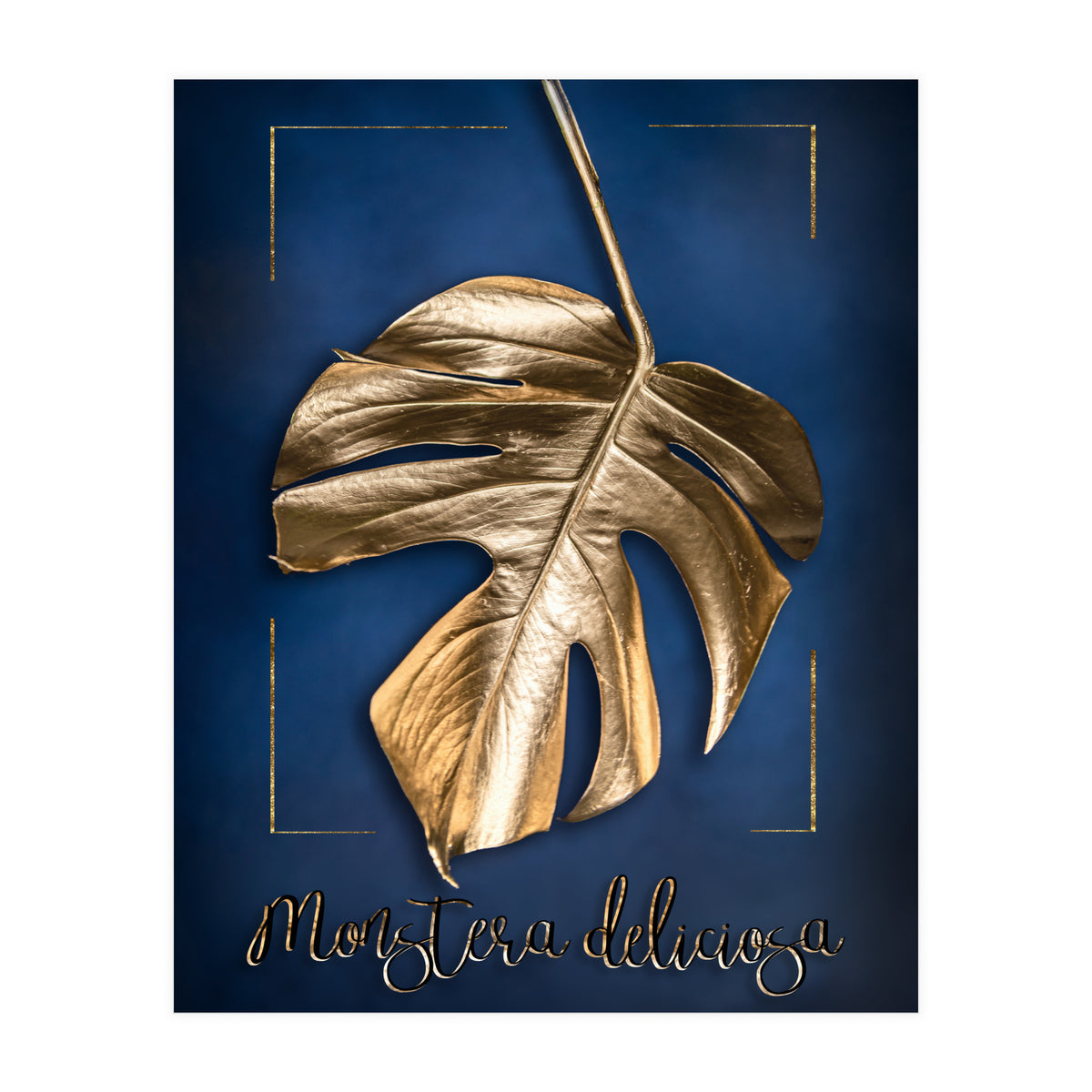 Golden Monstera (Print Only)