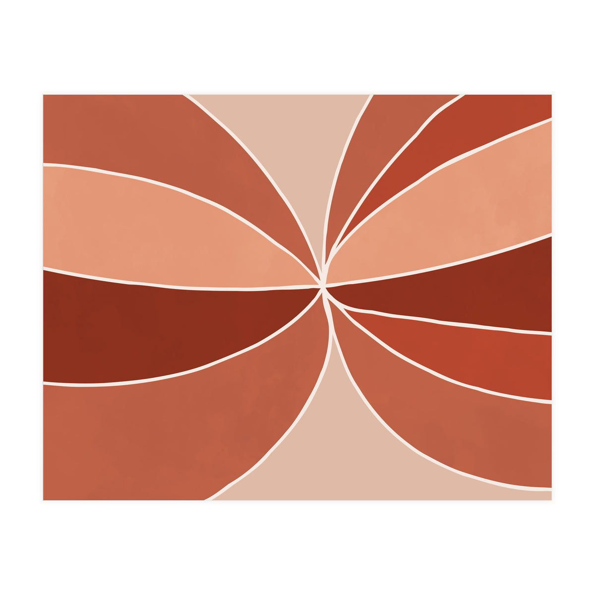 Boho Earth Tones Lines (Print Only)