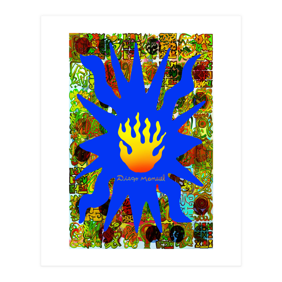 Fuego Y Graffiti 54 (Print Only)