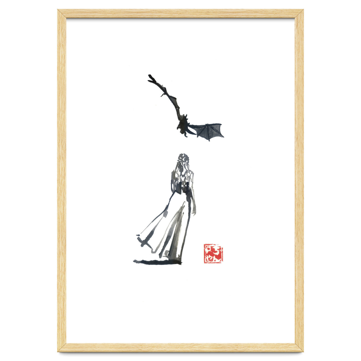 daenerys targaryen and the dragon