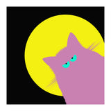 Full Moon Lilac Cat  (Print Only) thumbnail