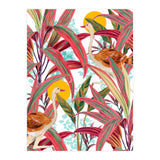 Faith Is The Bird That Feels The Light When The Dawn Is Still Dark, Vintage Botanical Nature Painting Jungle (Print Only) thumbnail