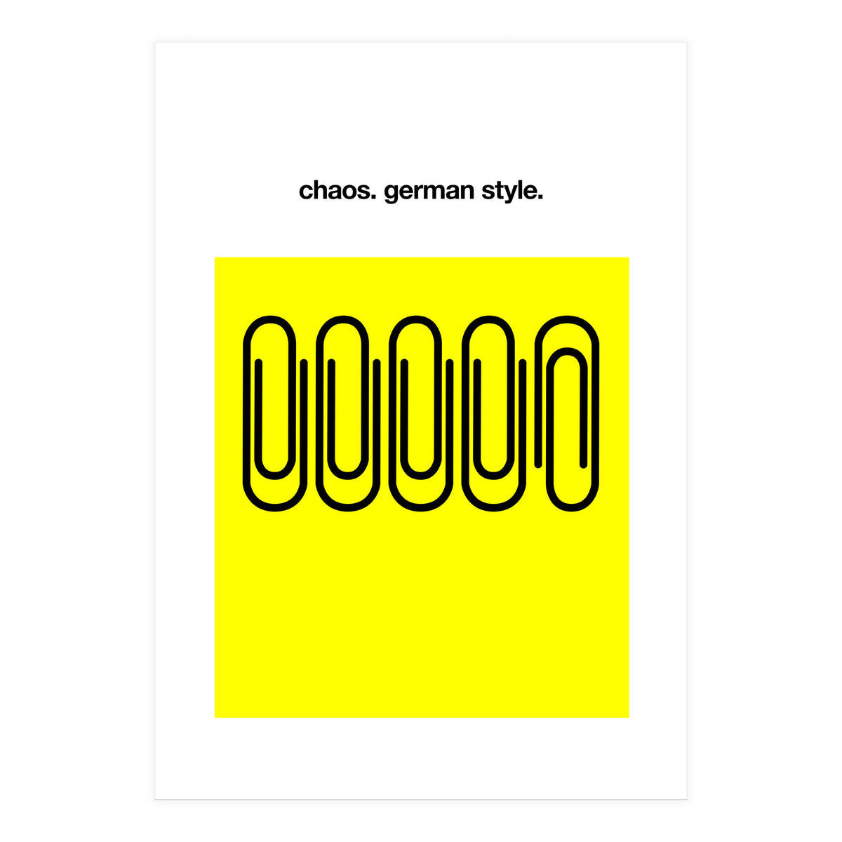 German Chaos (Print Only)