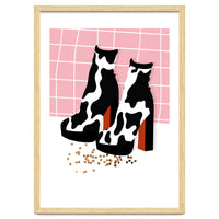 Cow Print Disco Shoes
