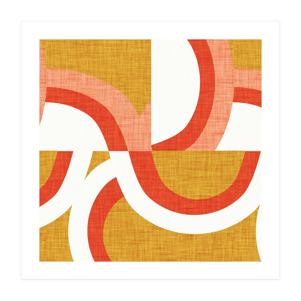 New Mid Mod Freeway Mustard  (Print Only)