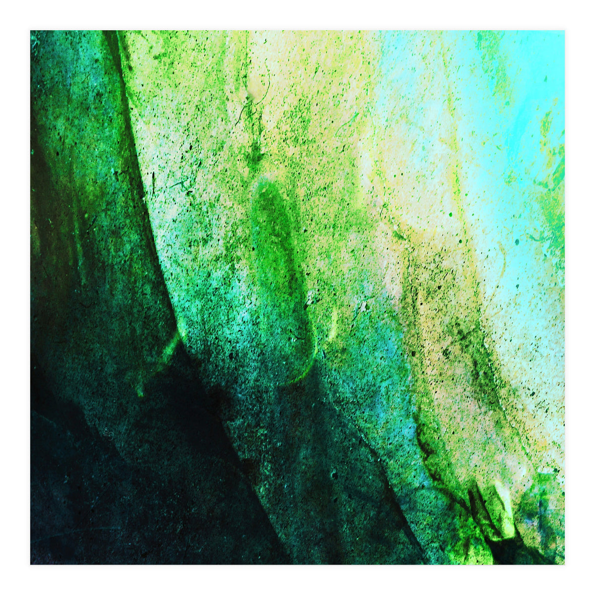 STORMY MINT AND GREEN 2 (Print Only)