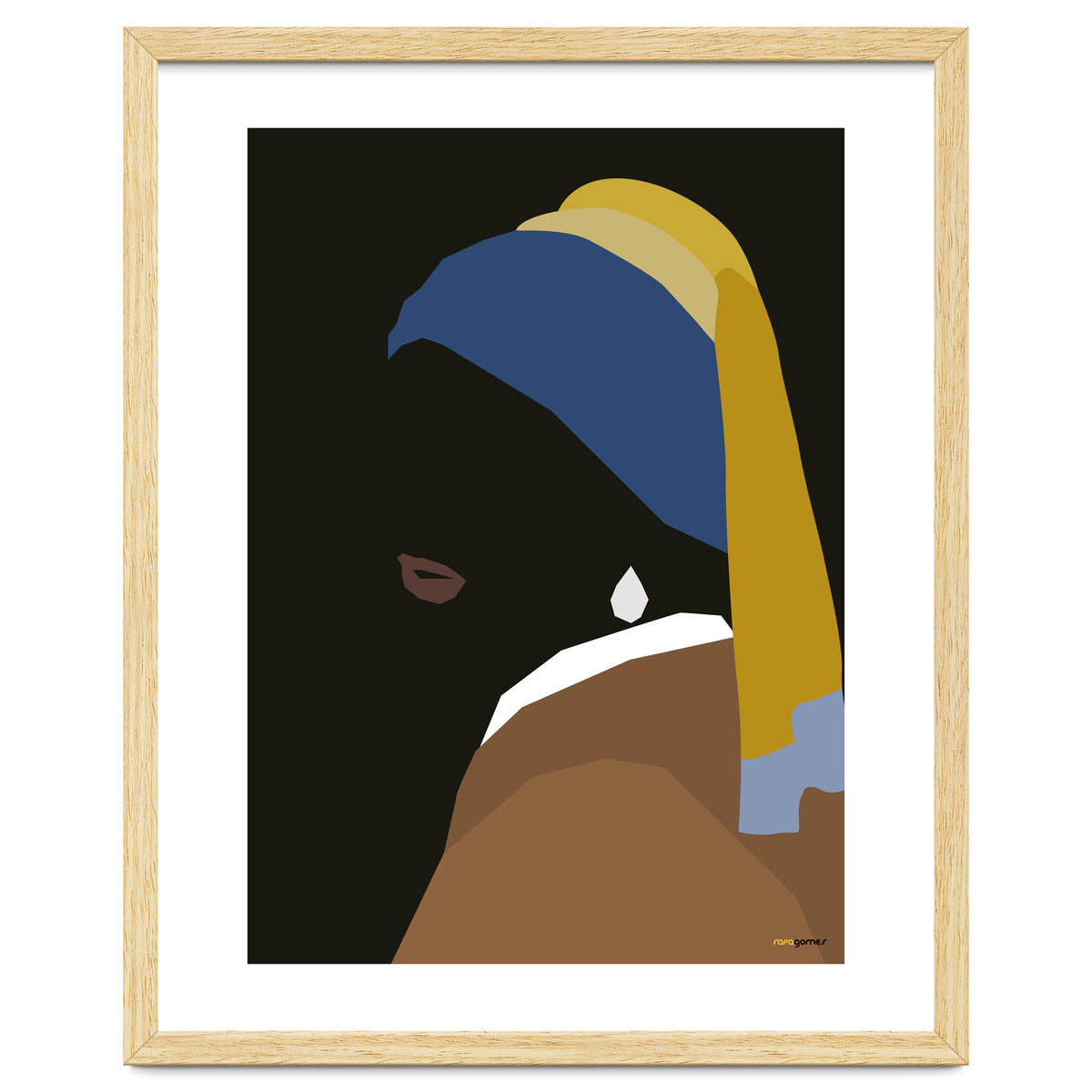 Girl with a Pearl Earring Minimalist