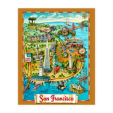 San Francisco Map Illustration (Print Only) thumbnail