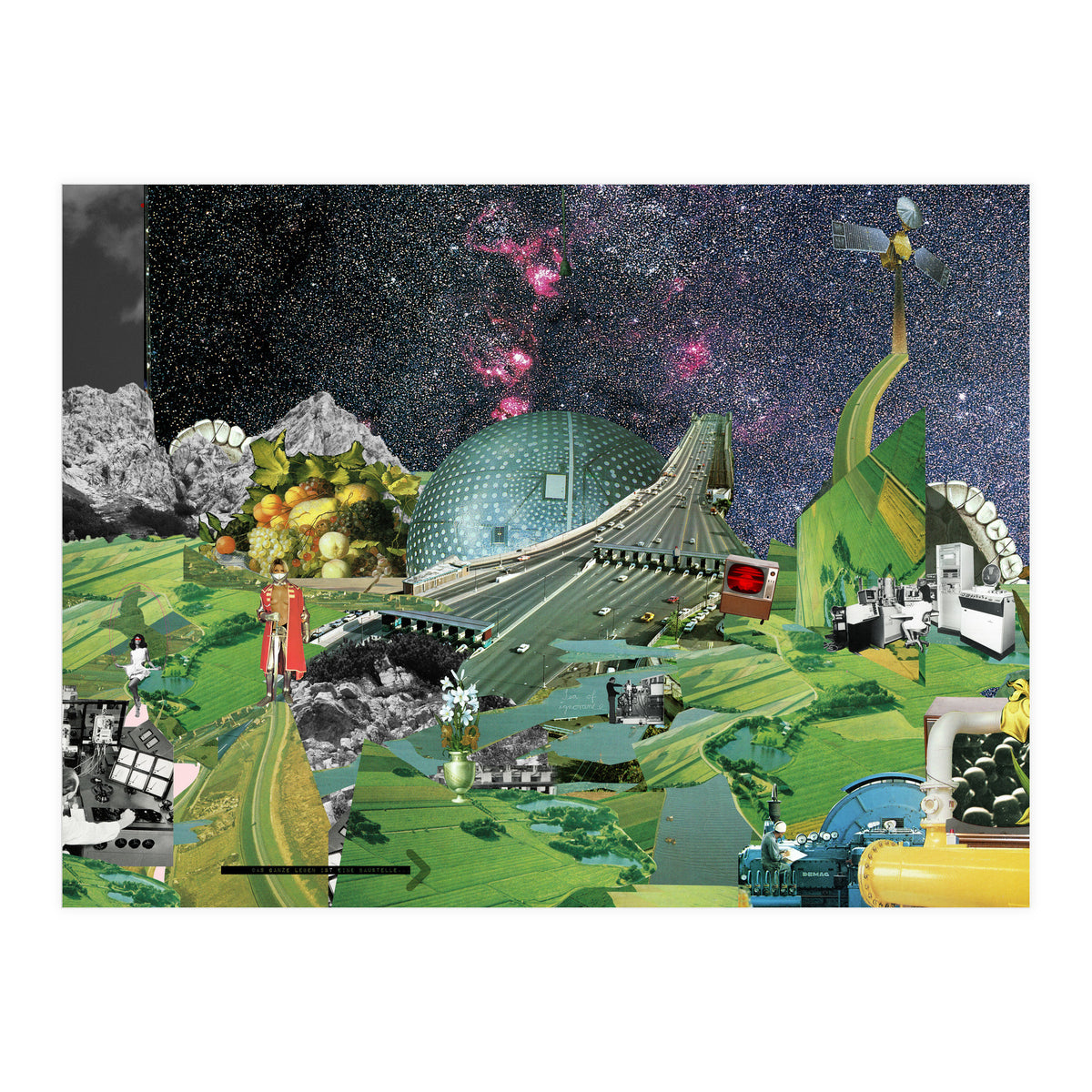 Subtle Landscape 54 Big Baustelle Aber Es Geht Voran (Print Only)