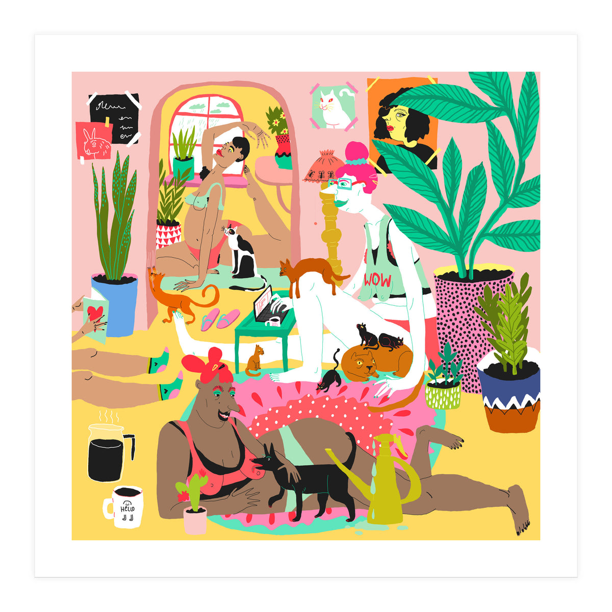 Staying At Home Together (Print Only)