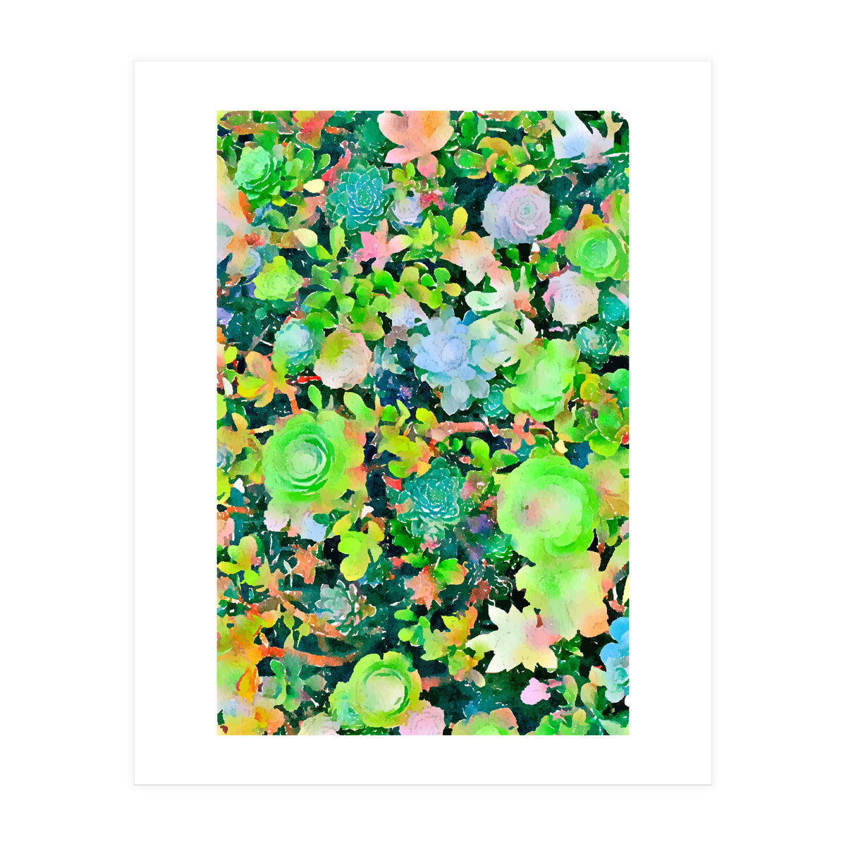 The Desert Works Constantly To Forbid It, But The Cactus Blooms Anyway (Print Only)