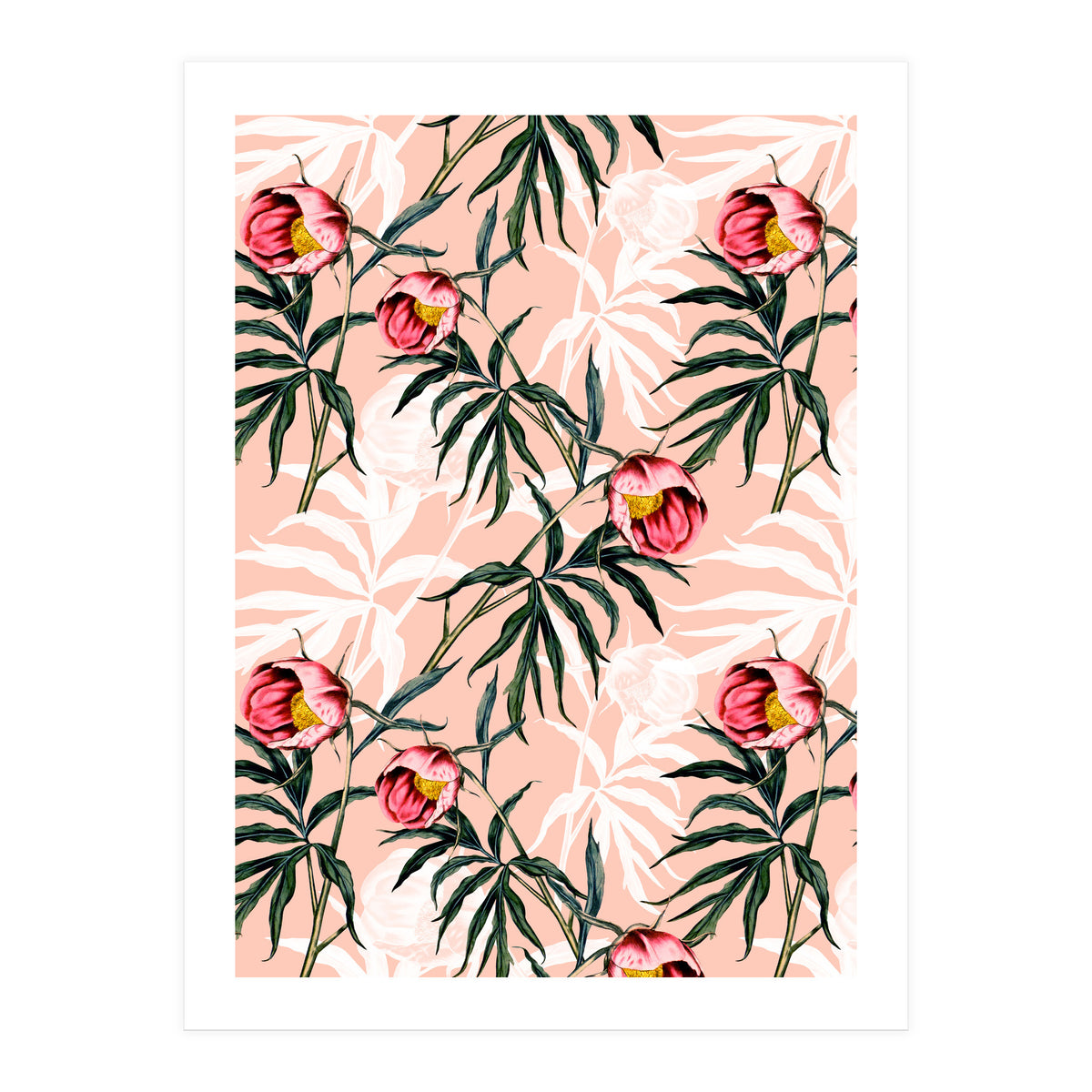 Flowery blooming pink (Print Only)