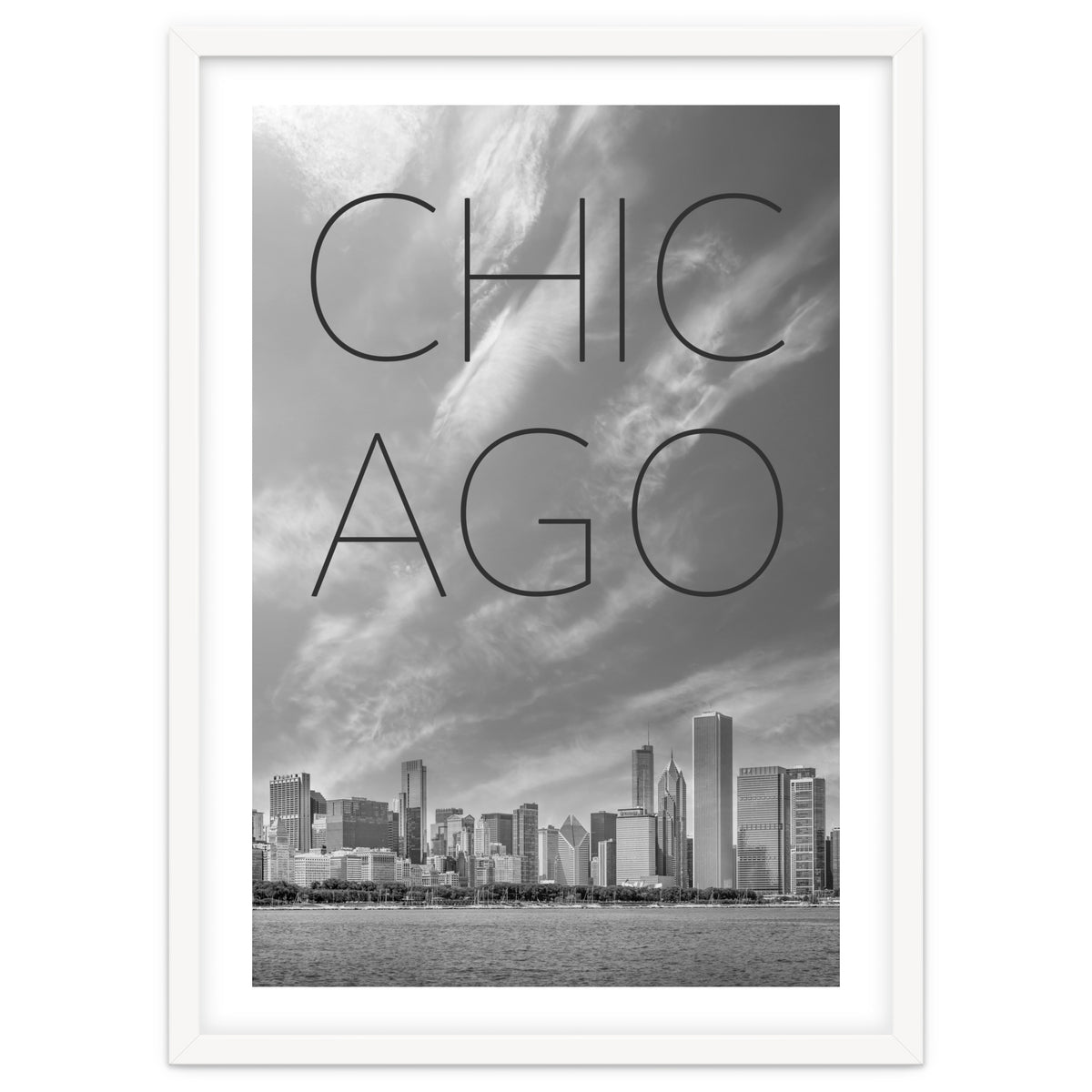 CHICAGO Skyline | Text
