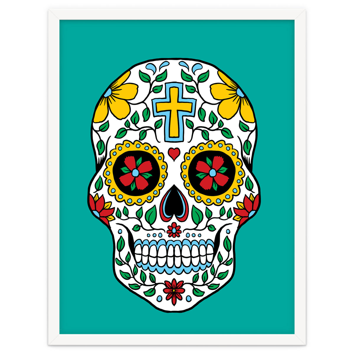 Colorful Skull III