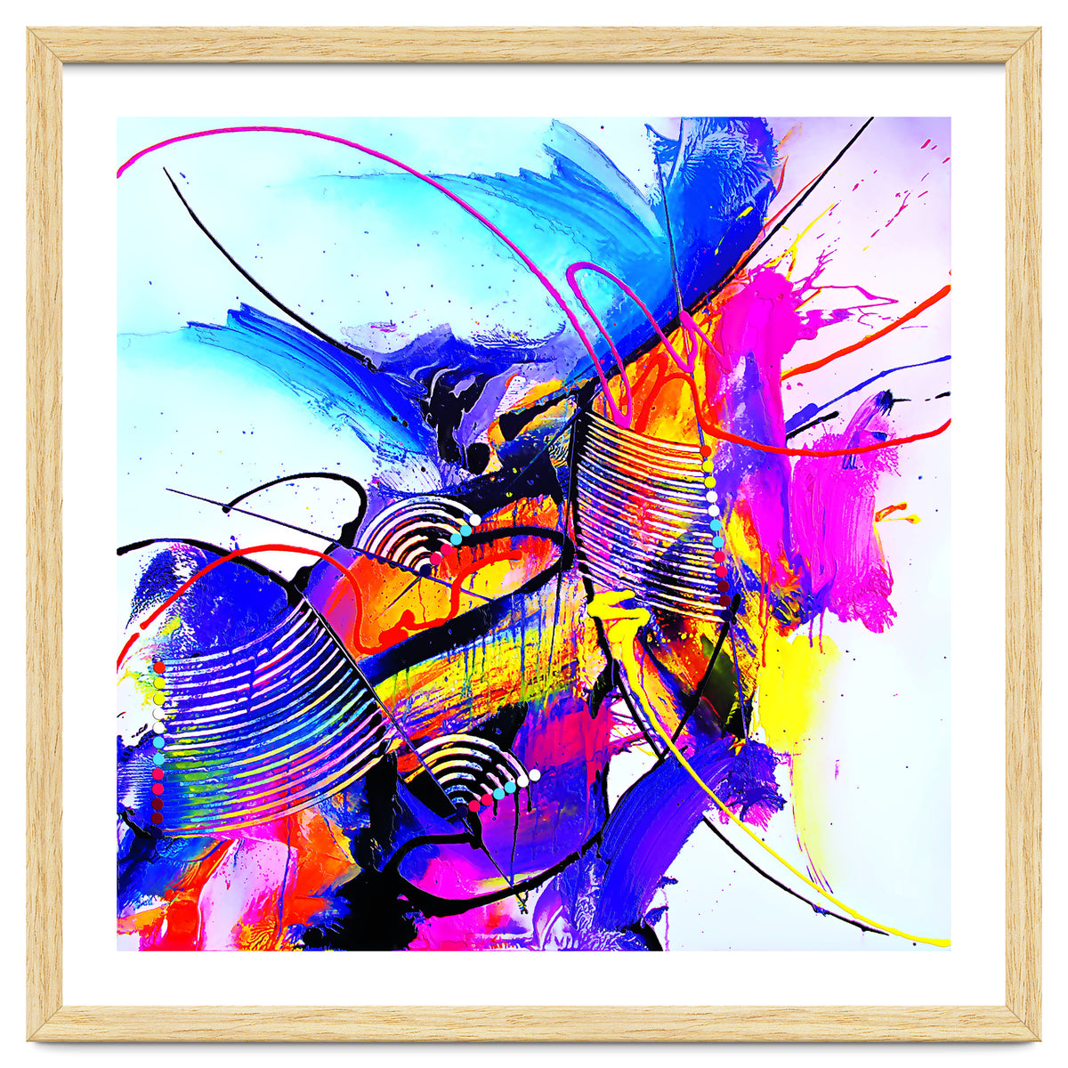 Abstract Art Britto - Qb293