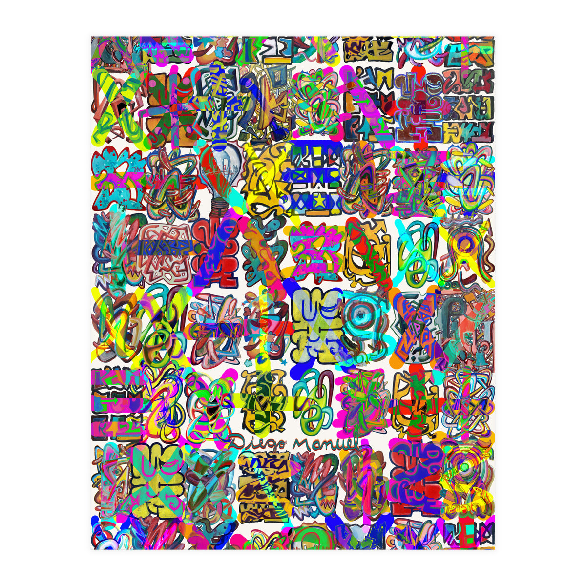 Graffitis 2021 Tapiz 105 (Print Only)