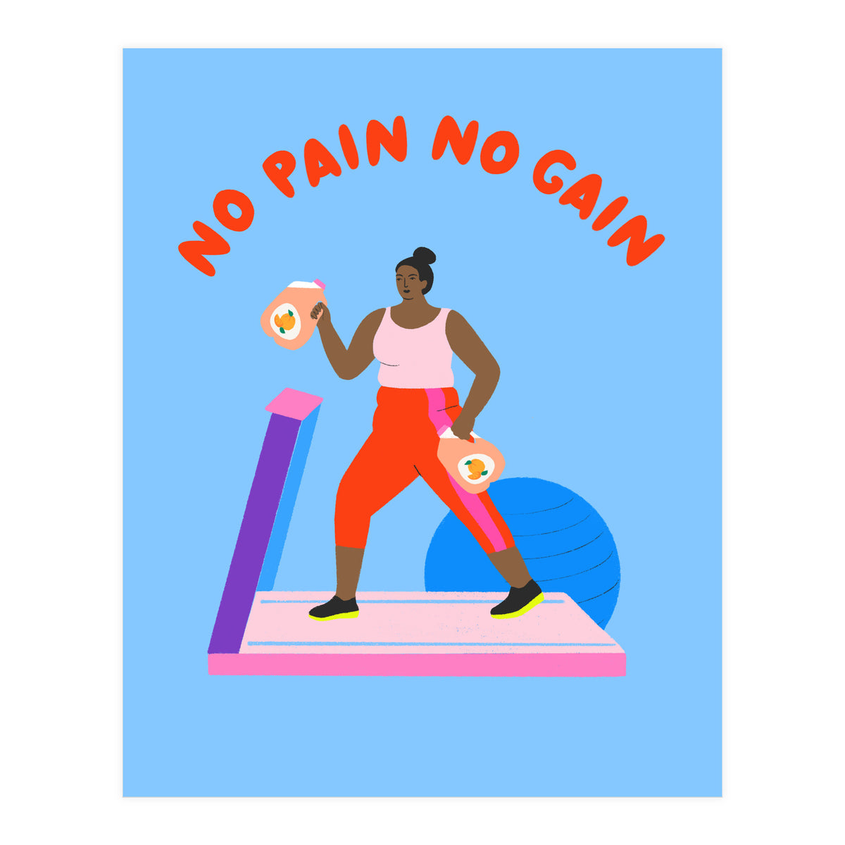 No Pain No Gain (Print Only)