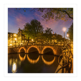 AMSTERDAM Idyllic nightscape from Keizersgracht  (Print Only) thumbnail