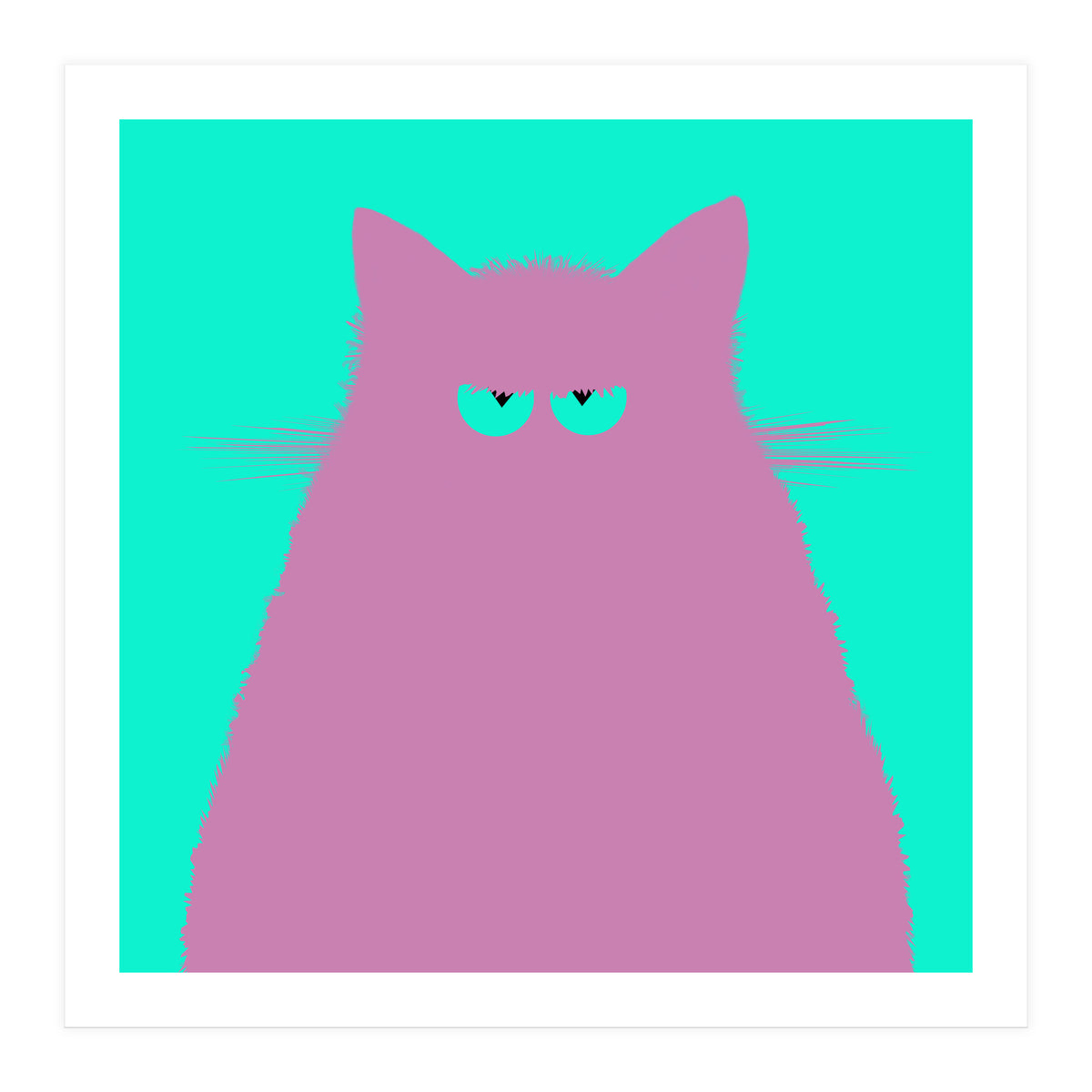 Lilac Cat  (Print Only)