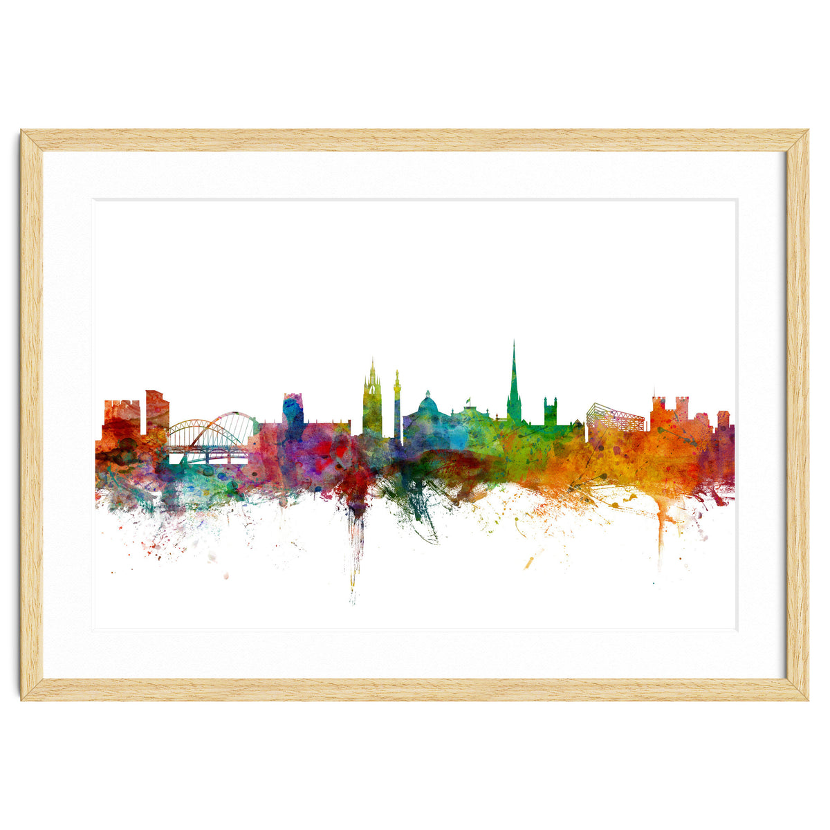 Newcastle England Skyline