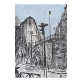 Cold afternoon on Artist Street in Paris (Print Only) thumbnail