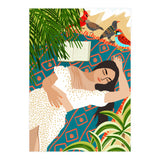 Beach. Read. Sleep. | Boho Woman Sea Beachy Travel | Summer Birds Sand Picnic Ocean Vacation (Print Only) thumbnail