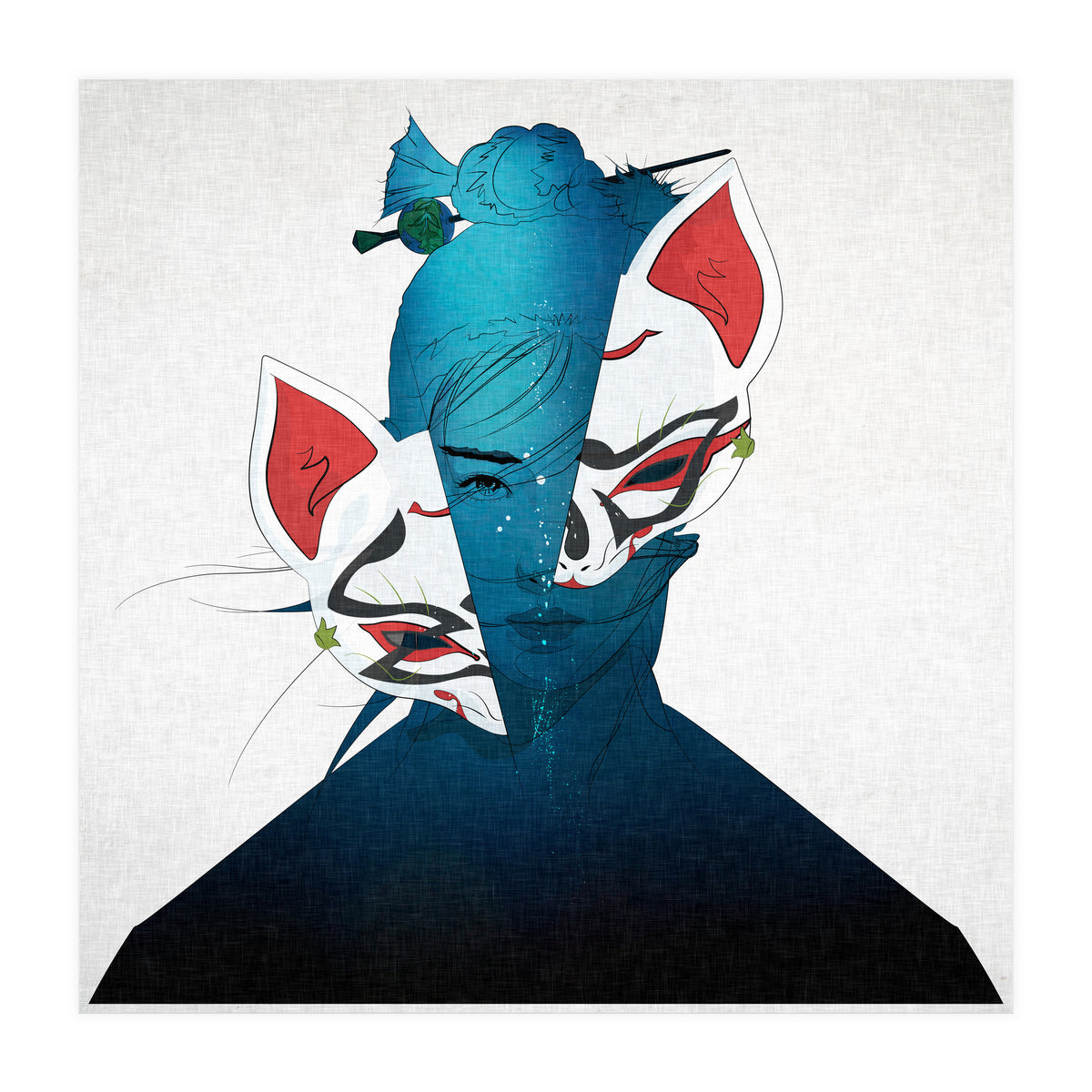 Fox Mask (Print Only)