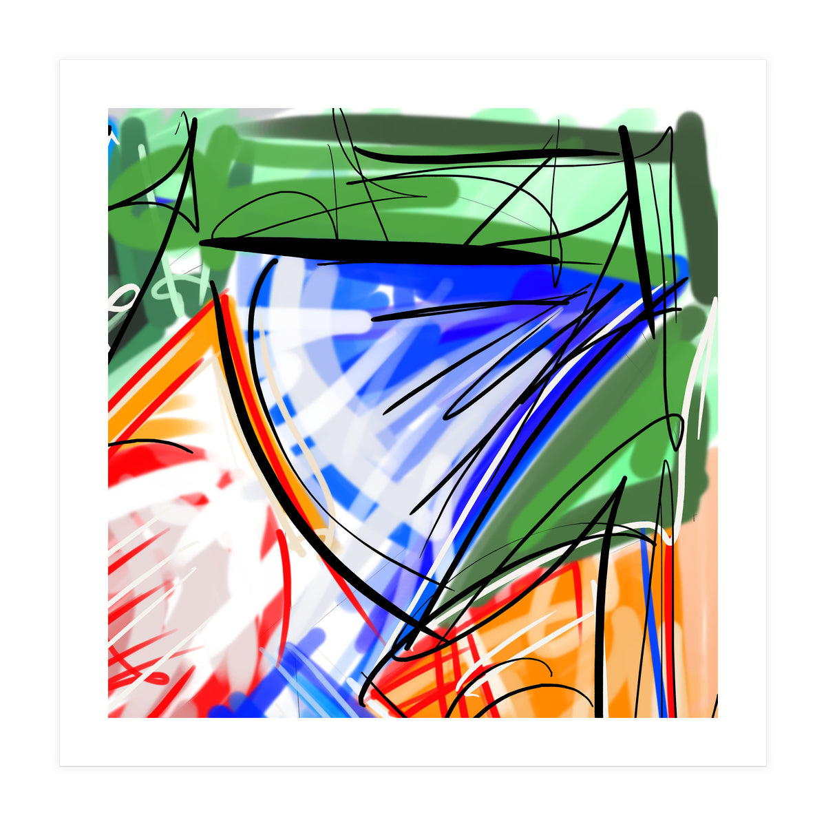 color subtleties in strokes 2 (Print Only)