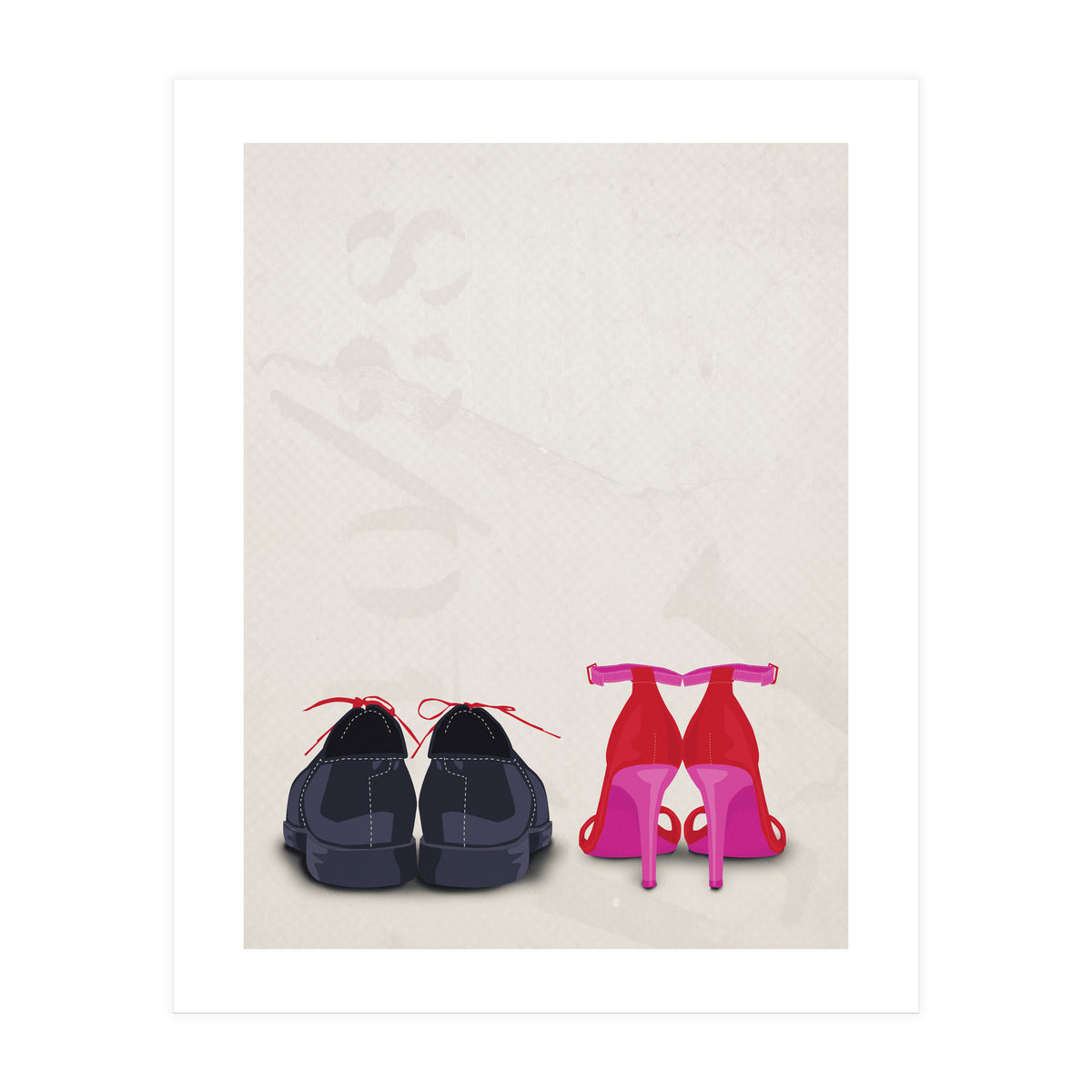 His and her shoes (Print Only)